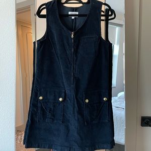Frame corduroy navy dress